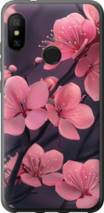 Чехол на Xiaomi Mi A2 Lite Пурпурная сакура 6075u-1522 (Фиолетовый)