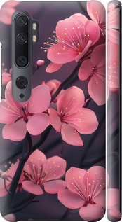 Чохол на Xiaomi Mi Note 10 Пурпурна сакура 6075m-1820 (Фіолетовий)
