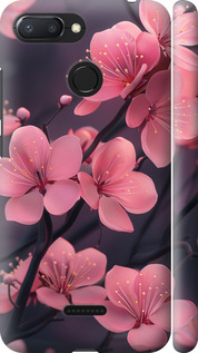 Чехол на Xiaomi Redmi 6 Пурпурная сакура 6075m-1521 (Фиолетовый)