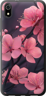 Чехол на Xiaomi Redmi 7A Пурпурная сакура 6075u-1716 (Фиолетовый)
