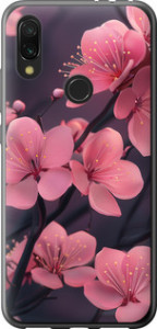 Чехол на Xiaomi Redmi 7 Пурпурная сакура 6075t-1669 (Фиолетовый) для Xiaomi Redmi 7