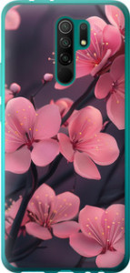 Чехол на Xiaomi Redmi 9 Пурпурная сакура 6075u-2019 (Фиолетовый)