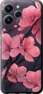 Чехол на Xiaomi Redmi 12 Пурпурная сакура 6075u-3114 (Фиолетовый)