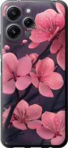 Чехол на Xiaomi Redmi 12 Пурпурная сакура 6075u-3114 (Фиолетовый)
