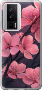 Чехол на Xiaomi Redmi K60 Пурпурная сакура 6075u-2973 (Фиолетовый) для Xiaomi Redmi K60 Pro