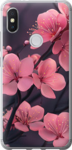 Чехол на Xiaomi Redmi S2 Пурпурная сакура 6075t-1494 (Фиолетовый)