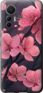 Чехол на Xiaomi 12 Lite Пурпурная сакура 6075u-2579 (Фиолетовый)