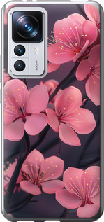 Чехол на Xiaomi 12T Пурпурная сакура 6075u-3332 (Фиолетовый)