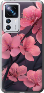 Чехол на Xiaomi 12T Пурпурная сакура 6075u-3332 (Фиолетовый) для Xiaomi 12T