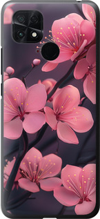 Чехол на Xiaomi Poco C40 Пурпурная сакура 6075u-2701 (Фиолетовый)