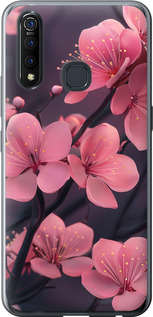 Чехол на Vivo Z5X Пурпурная сакура 6075u-1765 (Фиолетовый)
