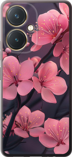 Чехол на Vivo Y27 Пурпурная сакура 6075u-579 (Фиолетовый)