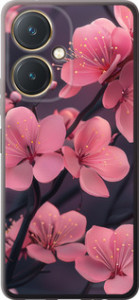 Чохол на Vivo Y27 Пурпурна сакура 6075u-579 (Фіолетовий)
