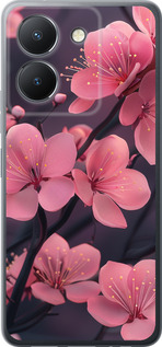 Чехол на Vivo Y36 5G Пурпурная сакура 6075u-3135 (Фиолетовый)