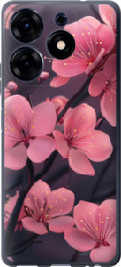 Чехол на Tecno Spark 10 Pro Пурпурная сакура 6075u-3022 (Фиолетовый)