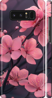 Чохол на Samsung Galaxy Note 8 Пурпурна сакура 6075m-1020 (Фіолетовий)