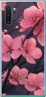 Чохол для Samsung Galaxy Note 10 Plus Пурпурна сакура 6075u-1756 (Фіолетовий)