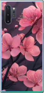 Чохол для Samsung Galaxy Note 10 Plus Пурпурна сакура 6075u-1756 (Фіолетовий)