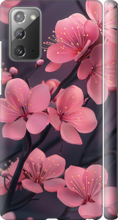 Чохол для Samsung Galaxy Note 20 Пурпурна сакура 6075m-2036 (Фіолетовий)