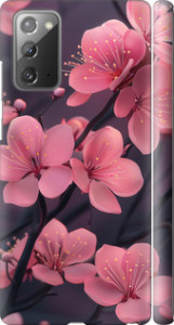 Чохол для Samsung Galaxy Note 20 Пурпурна сакура 6075m-2036 (Фіолетовий)