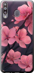 Чохол на Samsung Galaxy M30 Пурпурна сакура 6075t-1682 (Фіолетовий)