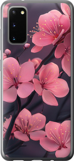 Чохол на Samsung Galaxy S20 Пурпурна сакура 6075u-1824 (Фіолетовий)
