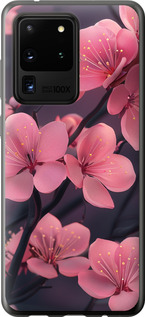 Чехол на Samsung Galaxy S20 Ultra Пурпурная сакура 6075t-1831 (Фиолетовый)