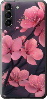 Чохол на Samsung Galaxy S21 Plus Пурпурна сакура 6075t-2115 (Фіолетовий)