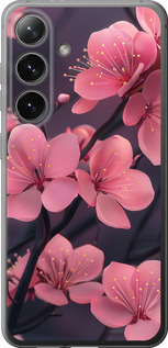 Чохол на Samsung Galaxy S24 Пурпурна сакура 6075u-3390 (Фіолетовий)