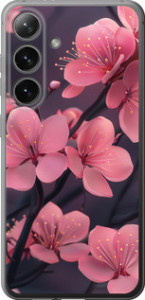 Чохол на Samsung Galaxy S24 Пурпурна сакура 6075u-3390 (Фіолетовий)