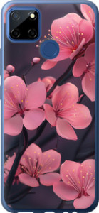 Чехол на Realme 7i Пурпурна сакура 6075t-2486 (Фіолетовий)