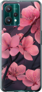 Чехол на Realme 9 Pro Пурпурная сакура 6075u-2595 (Фиолетовый)