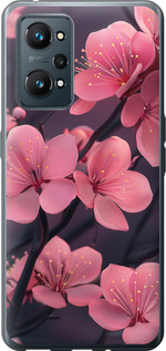 Чохол на Realme GT Neo 2 Пурпурна сакура 6075u-2489 (Фіолетовий)