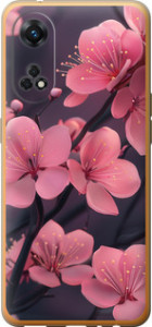 Чехол на Oppo Reno8 T Пурпурная сакура 6075u-2969 (Фиолетовый)