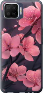 Чехол на Oppo A73 Пурпурная сакура 6075u-1379 (Фиолетовый)