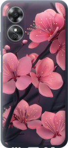 Чехол на Oppo A17 Пурпурная сакура 6075u-2954 (Фиолетовый)