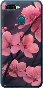 Чохол на Oppo A12 Пурпурна сакура 6075t-2557 (Фіолетовий)