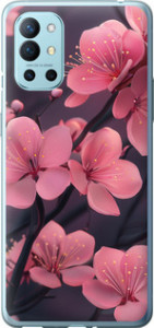 Чохол на OnePlus 9R Пурпурна сакура 6075u-2326 (Фіолетовий)
