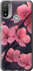 Чехол на Motorola E20 Пурпурная сакура 6075u-2509 (Фиолетовый)