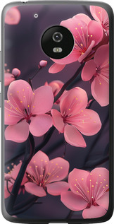 Чехол на Motorola Moto G5 Пурпурная сакура 6075u-832 (Фиолетовый)
