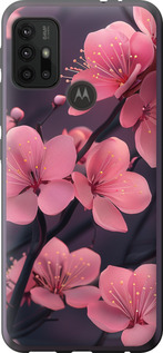 Чехол на Motorola Moto G10 Пурпурная сакура 6075u-2319 (Фиолетовый)