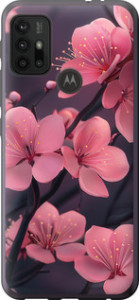 Чехол на Motorola Moto G10 Пурпурная сакура 6075u-2319 (Фиолетовый) для Motorola Moto G20
