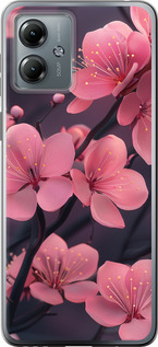 Чехол на Motorola Moto G14 Пурпурная сакура 6075u-3197 (Фиолетовый)