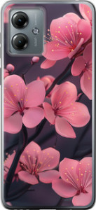 Чехол на Motorola Moto G14 Пурпурная сакура 6075u-3197 (Фиолетовый)