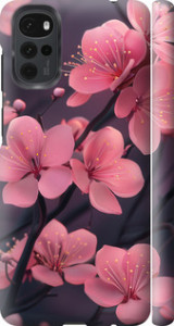 Чехол на Motorola G22 Пурпурна сакура 6075m-2681 (Фіолетовий)