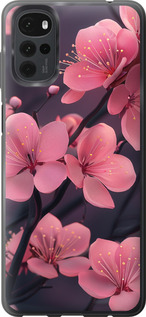 Чехол на Motorola G22 Пурпурная сакура 6075u-2681 (Фиолетовый)