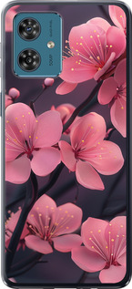 Чехол на Motorola Moto G54 Пурпурная сакура 6075u-3339 (Фиолетовый)