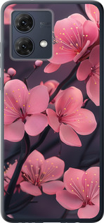 Чехол на Motorola Moto G84 Пурпурная сакура 6075u-3344 (Фиолетовый)