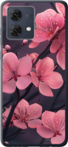 Чехол на Motorola Moto G84 Пурпурная сакура 6075u-3344 (Фиолетовый)