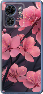 Чехол на Motorola Edge 40 Пурпурная сакура 6075u-3335 (Фиолетовый)